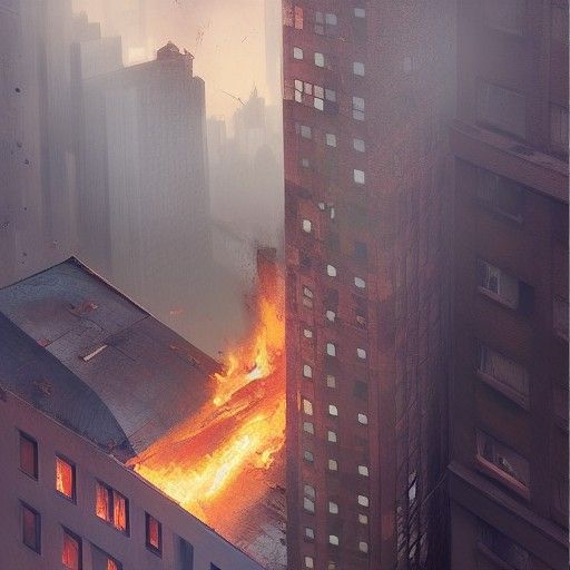 Sinister Infant Freefall from Burning Building