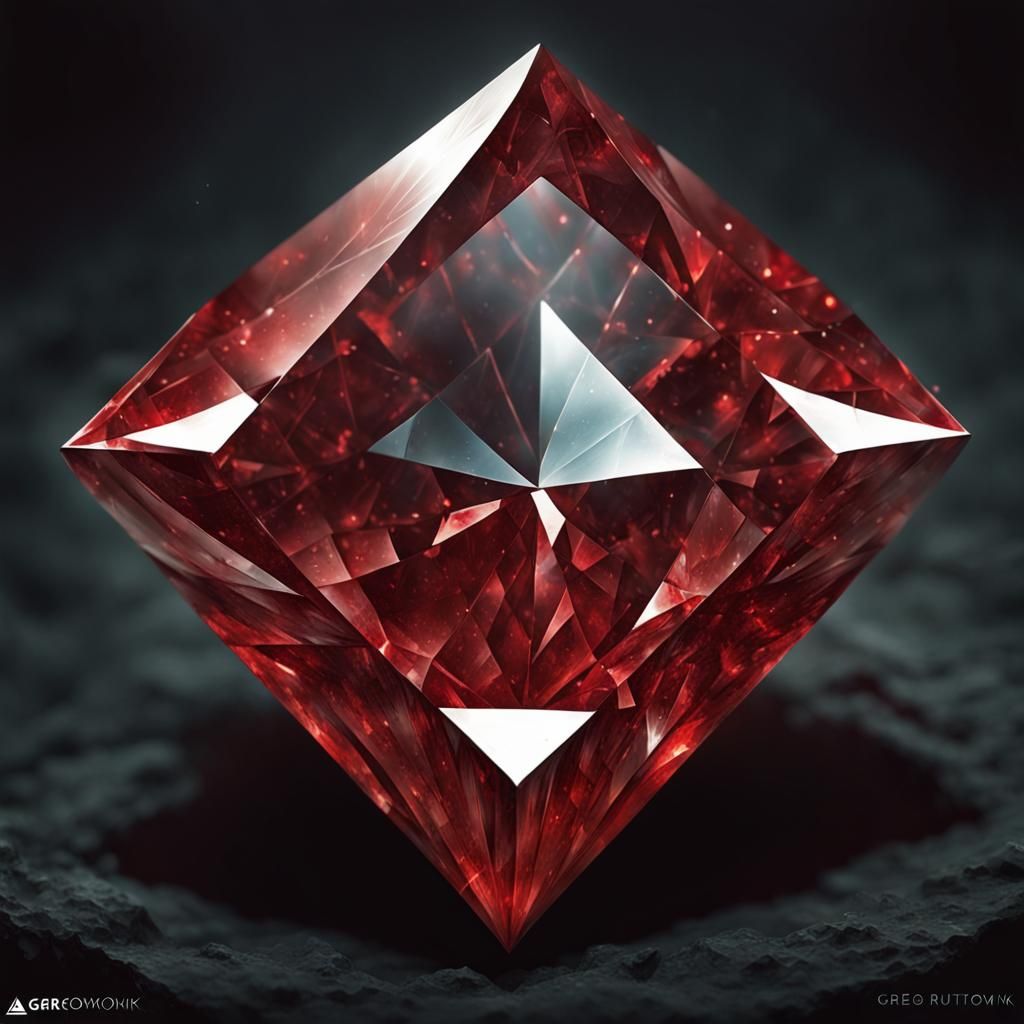 Detailed Blood Diamond in Sinister Style