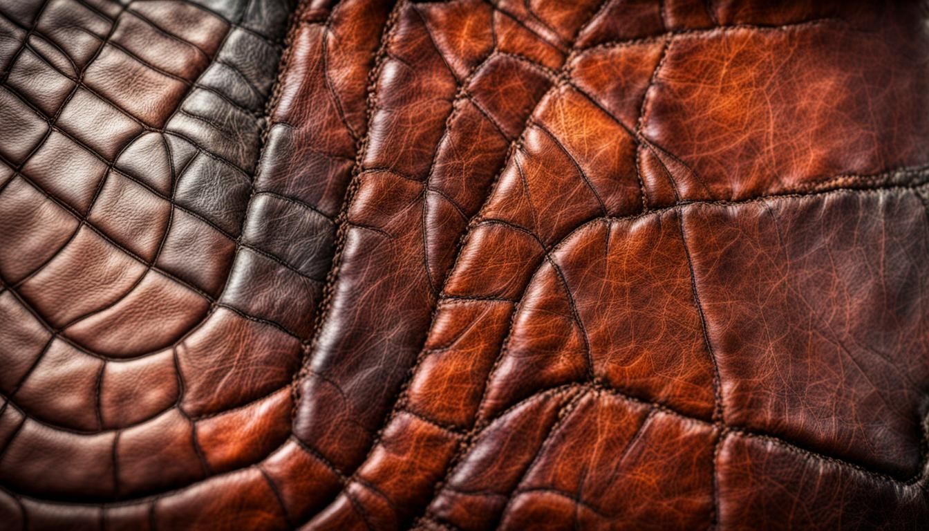 Hyperrealistic Leather Patina in High Definition