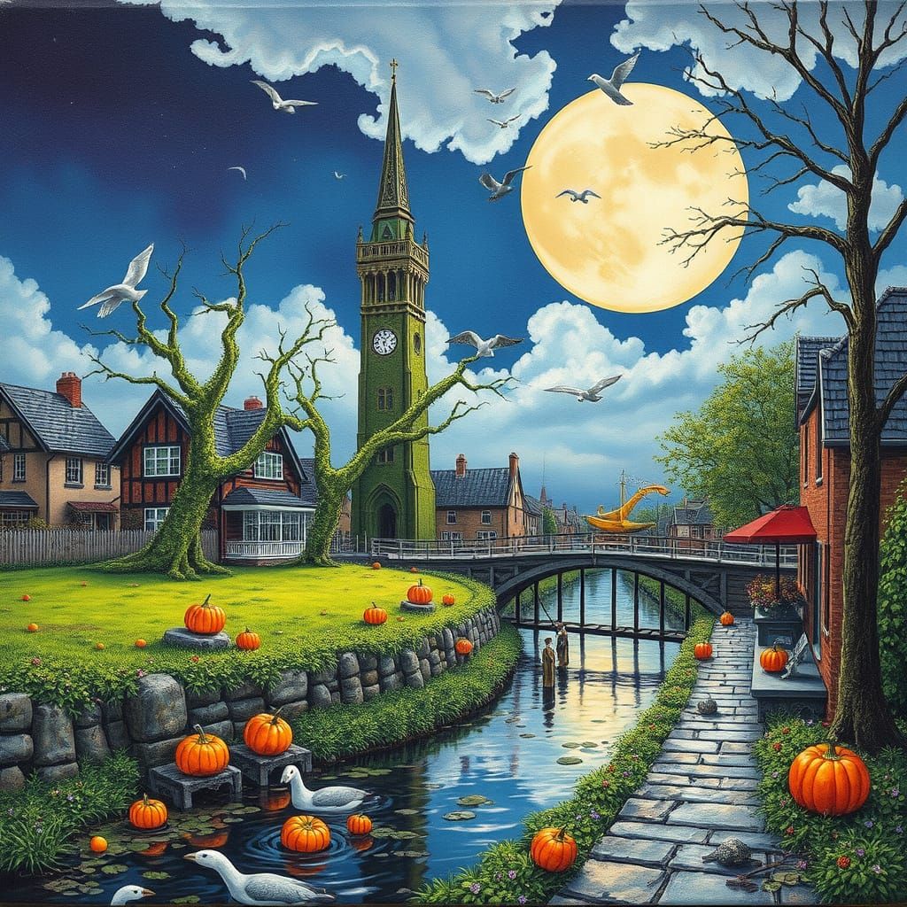 Intricate Fantasy Art with Meaning