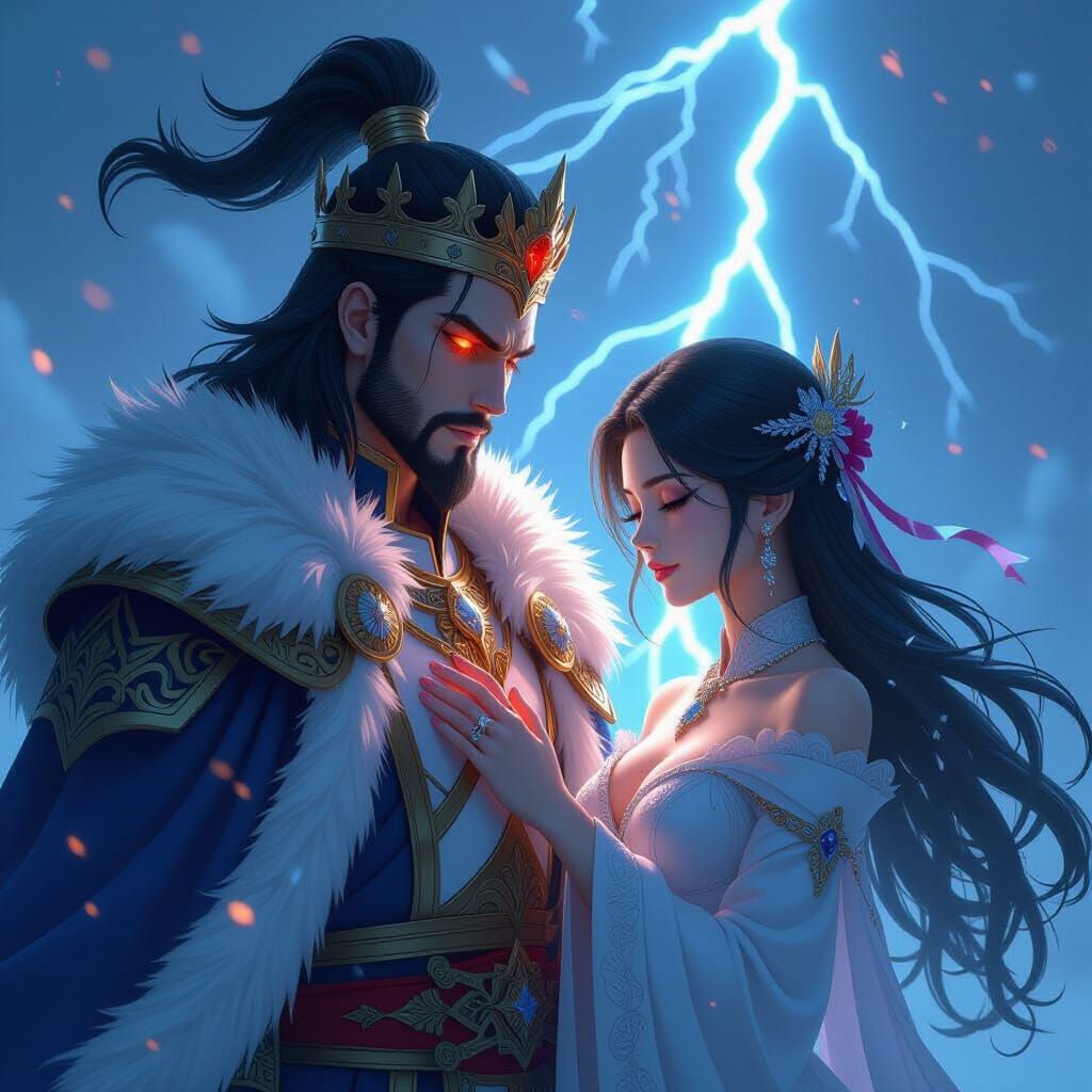King Commands Lightning, Queen Calms His Storm