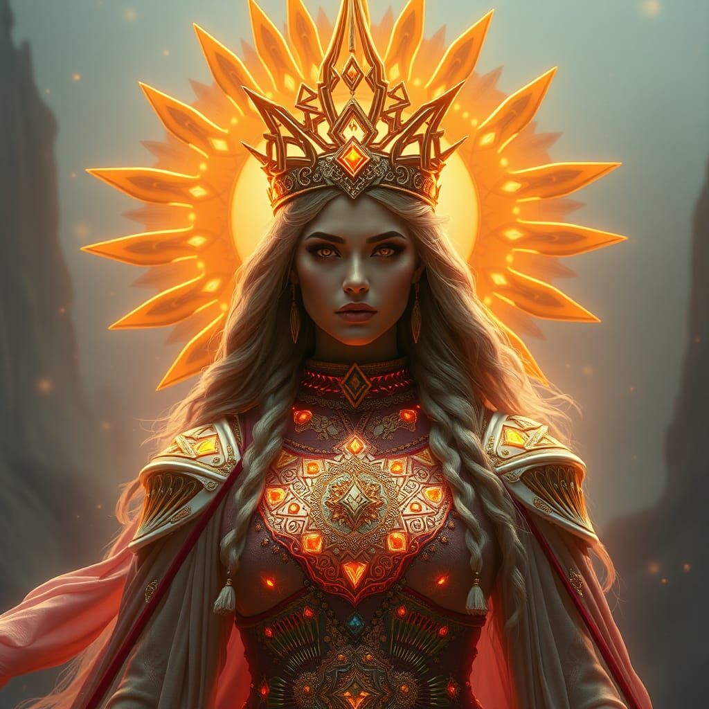 Daena: Iranian Conscience Goddess in Digital Art