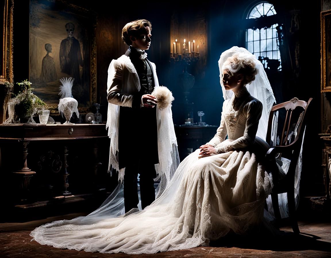 Pip seeing Miss Havisham