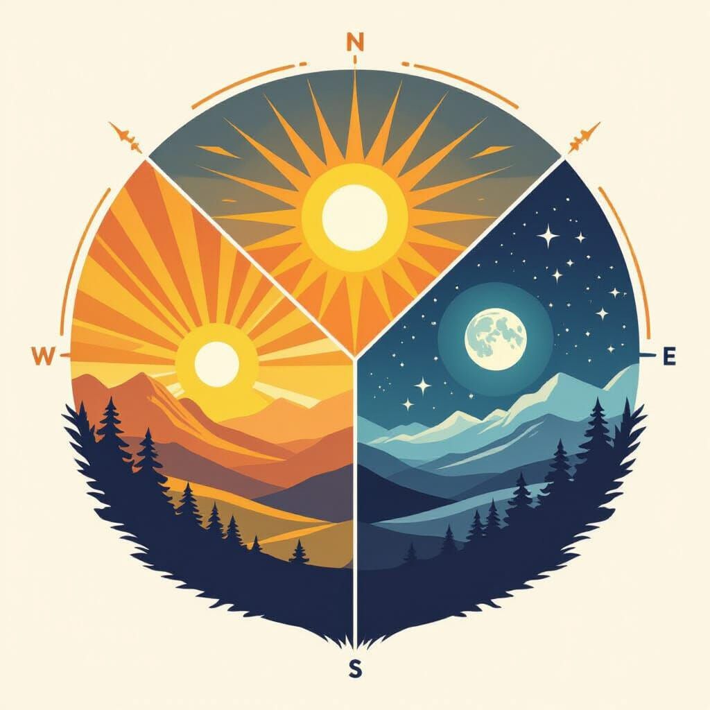 Cosmic Time Cycles: Day, Night, and Starlight