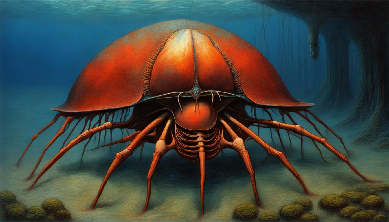 The creature sense a smell of death in the air and its body anatomically responds to this new feeling