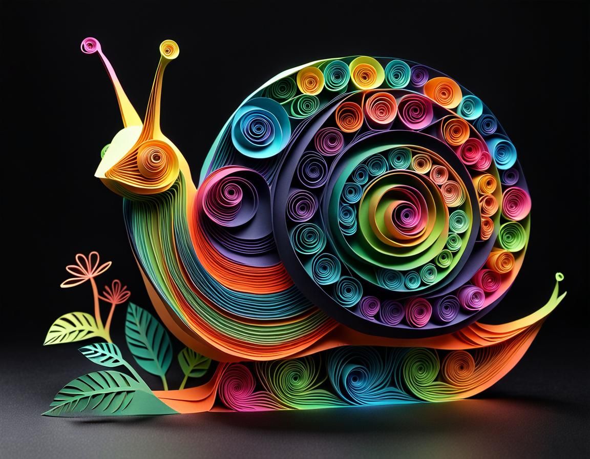 Kirigami Snail