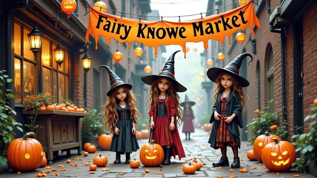Fairy Halloween Party at Fairy Knowe Market