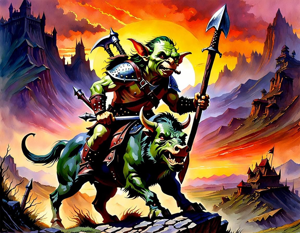 Goblin Warboar Scout