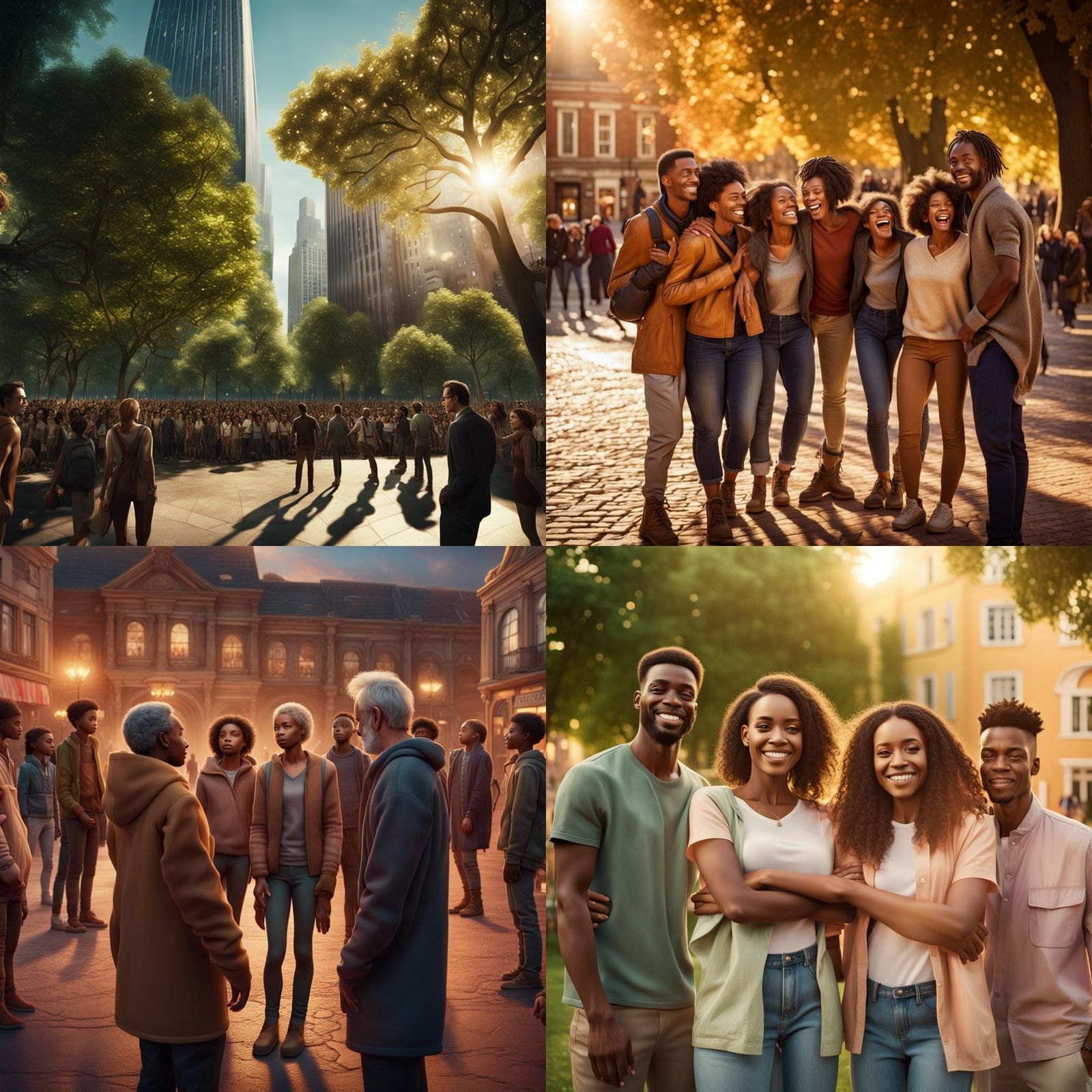 Harmonious Community Embracing Collective Unity