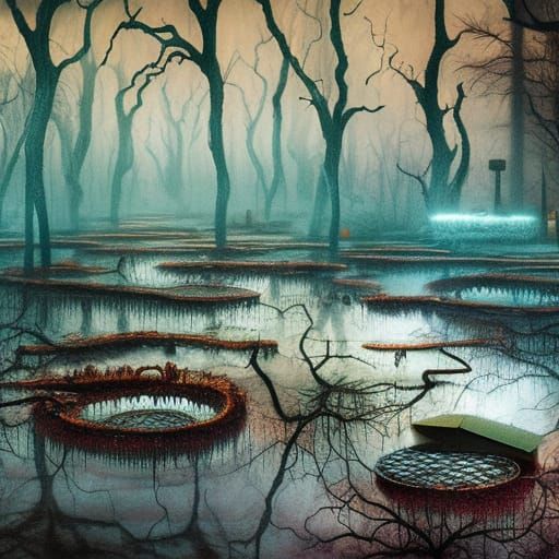 Horrific Chaos Pond in Winter Park