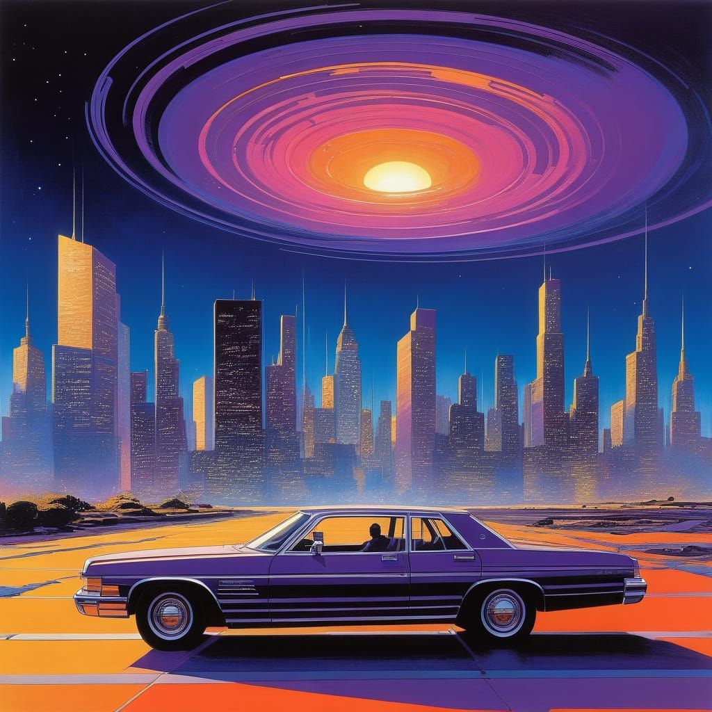 Ethereal Celestial Ballet of Vibrant Stars