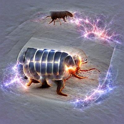 AI Generated Image of a Woodlouse