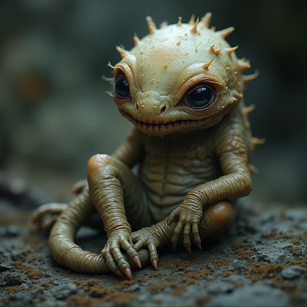 Fantasy Hatchling in Luis Royo Style