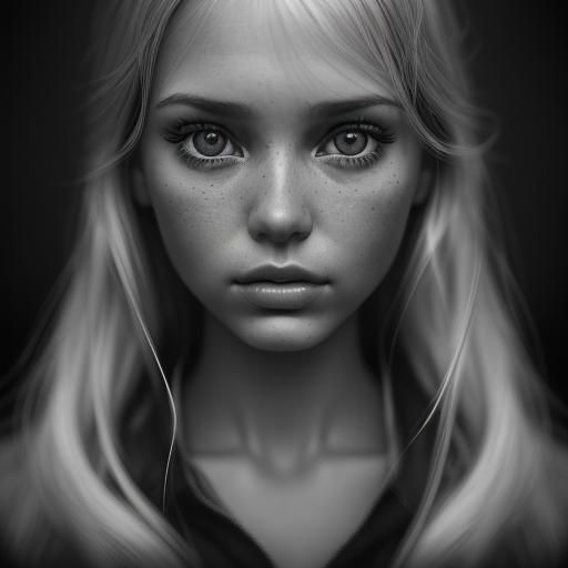 Barbie Portrait in the Style of Fine Art Photography