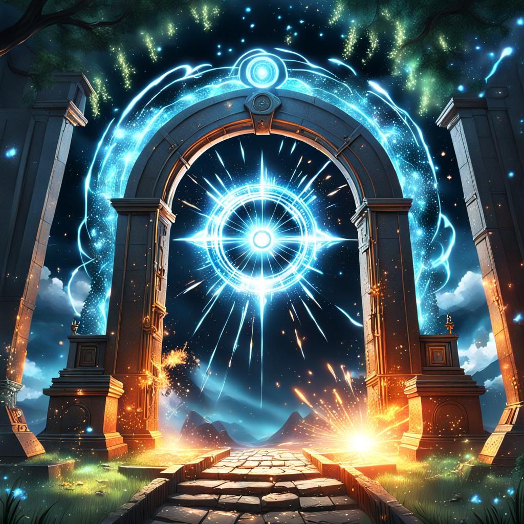 Magical Portal to a Universe: Anime Key Visual