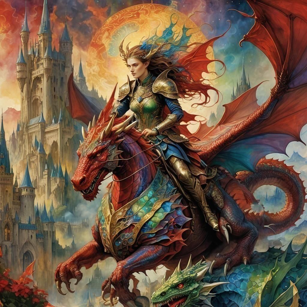 Elven Dragon-Rider