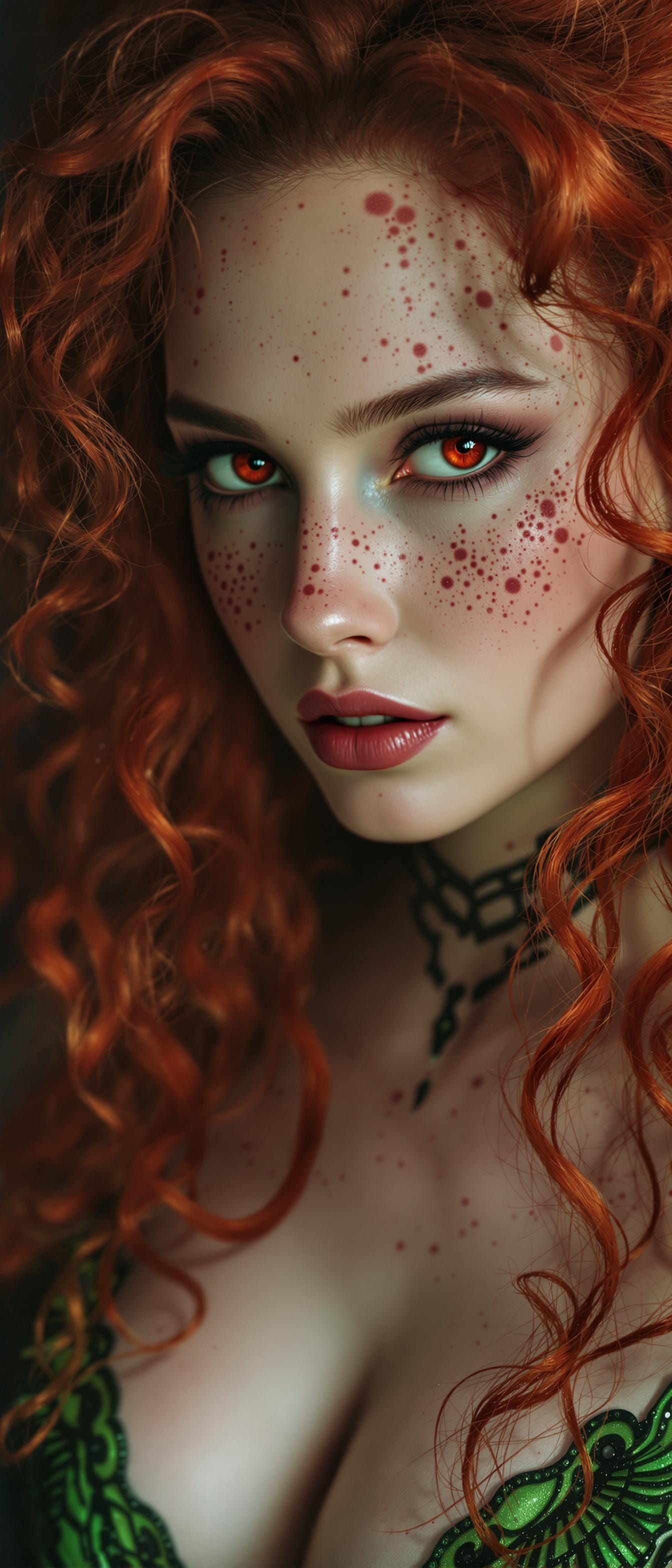 Cyberpunk Vampiress in 3000 A.D.