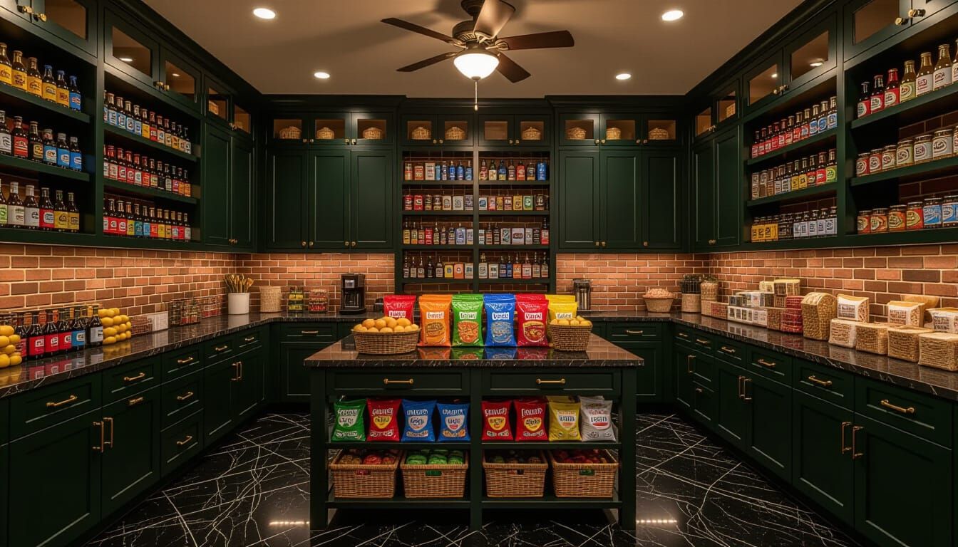 Victorian Storage Room with Abundant Goods