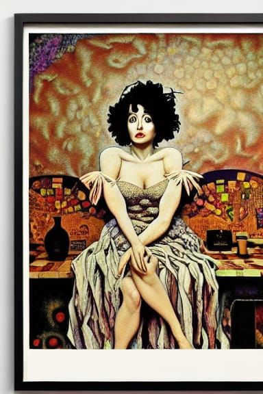 Dolly Parton in Synthwave Style Movie Poster