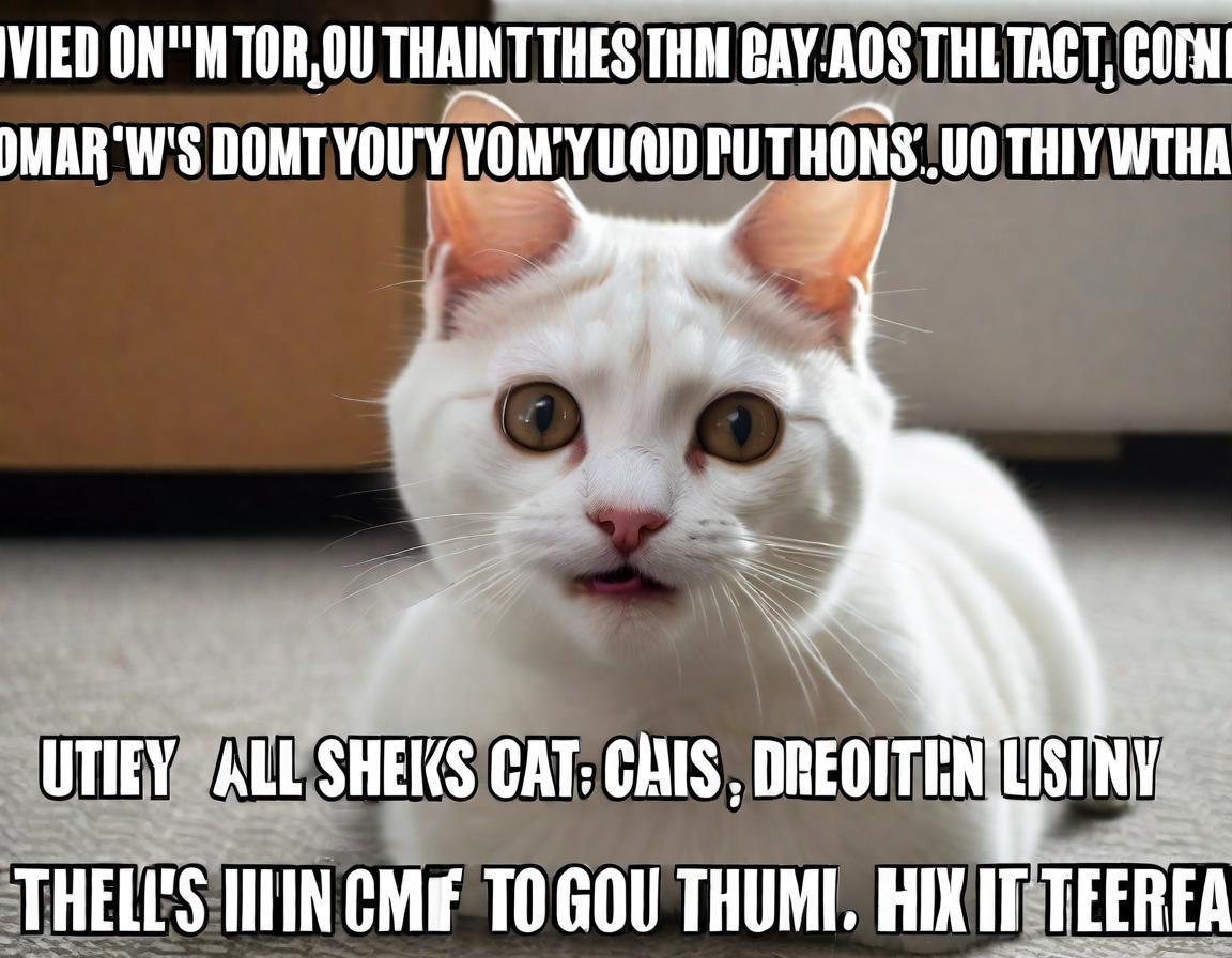 Hilarious Cat Meme for Caturday Fun