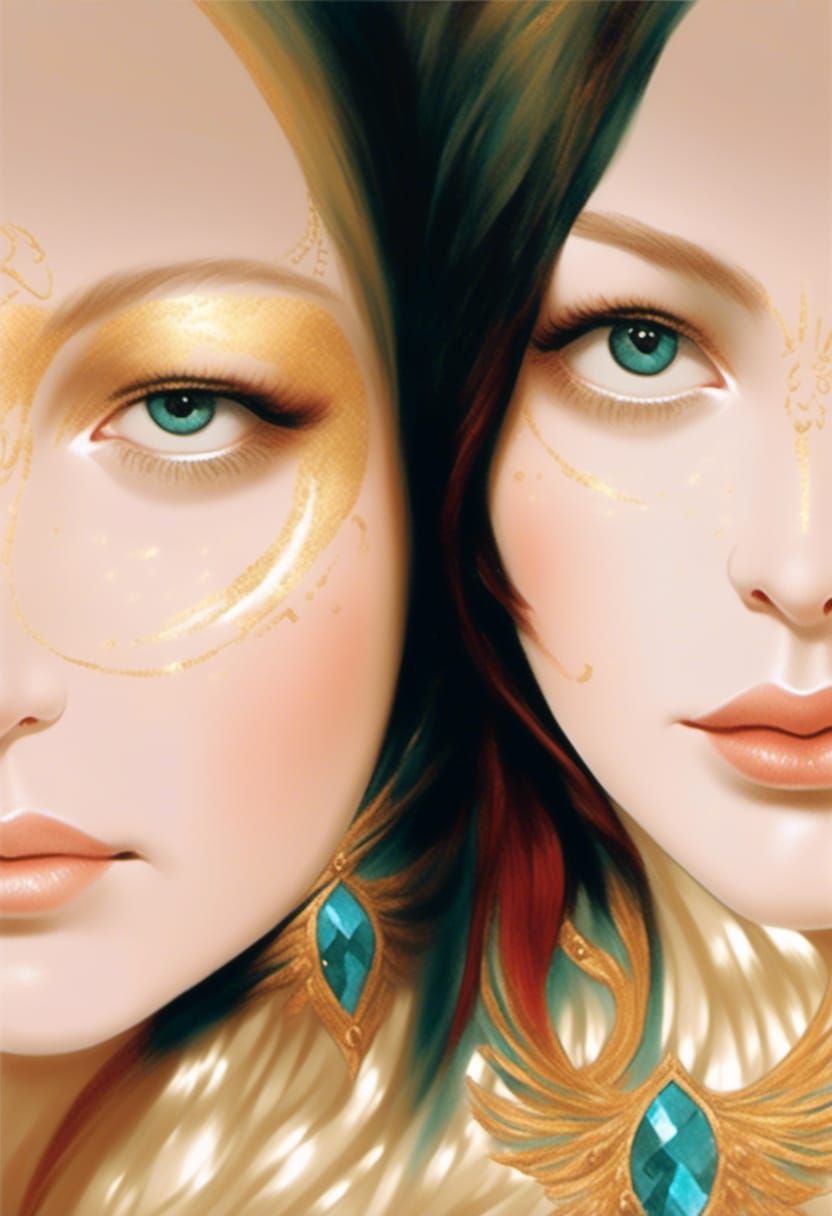 Greek Goddesses in Majestic Figures Style