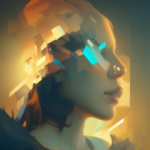 Detailed Portrait of Puzzle Team in Hyperdetailed Style