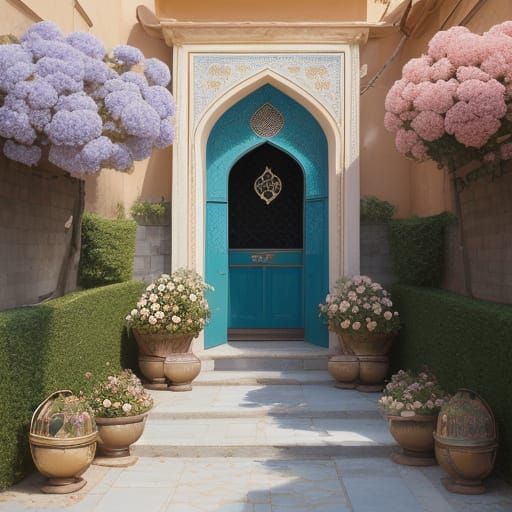 Persian Alley in Autumn Light