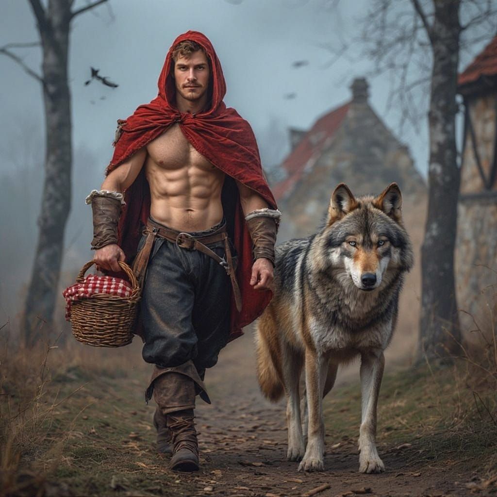 RED RIDING HOOD AND THE WOLF ②