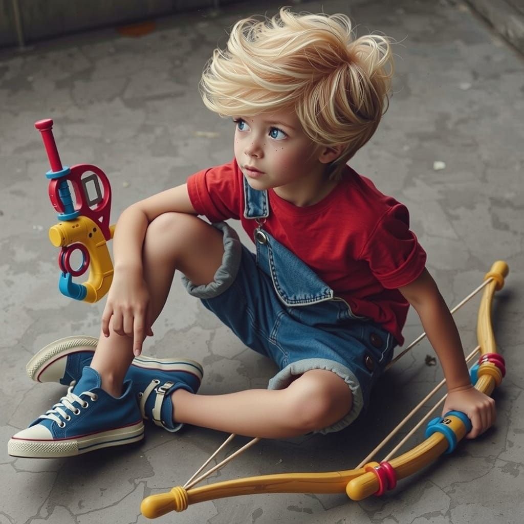 Bart Simpson in Dreamlike Pop Art Style