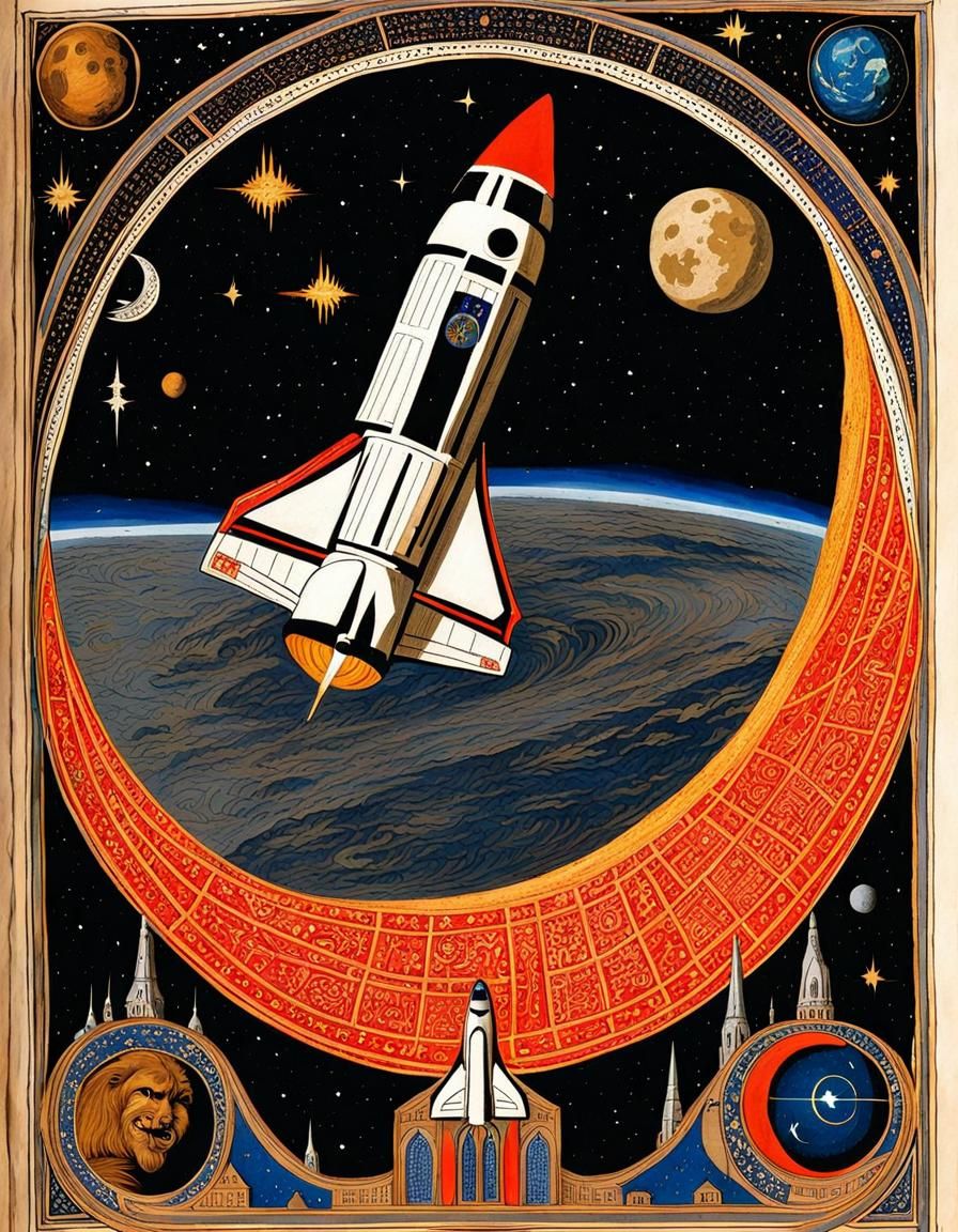 Darth Vader's Medieval Space Shuttle Journey