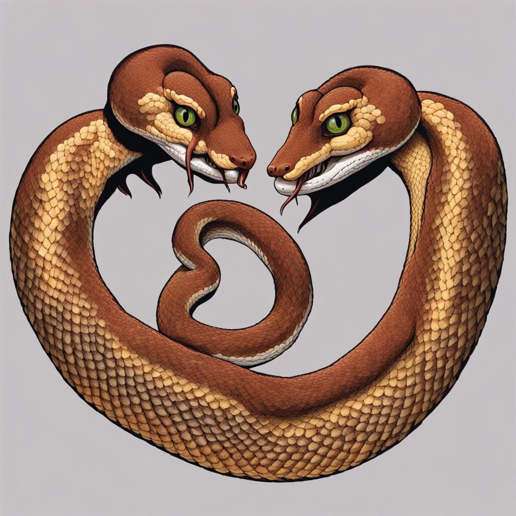 Two-Headed Snake: A Rare Genetic Anomaly