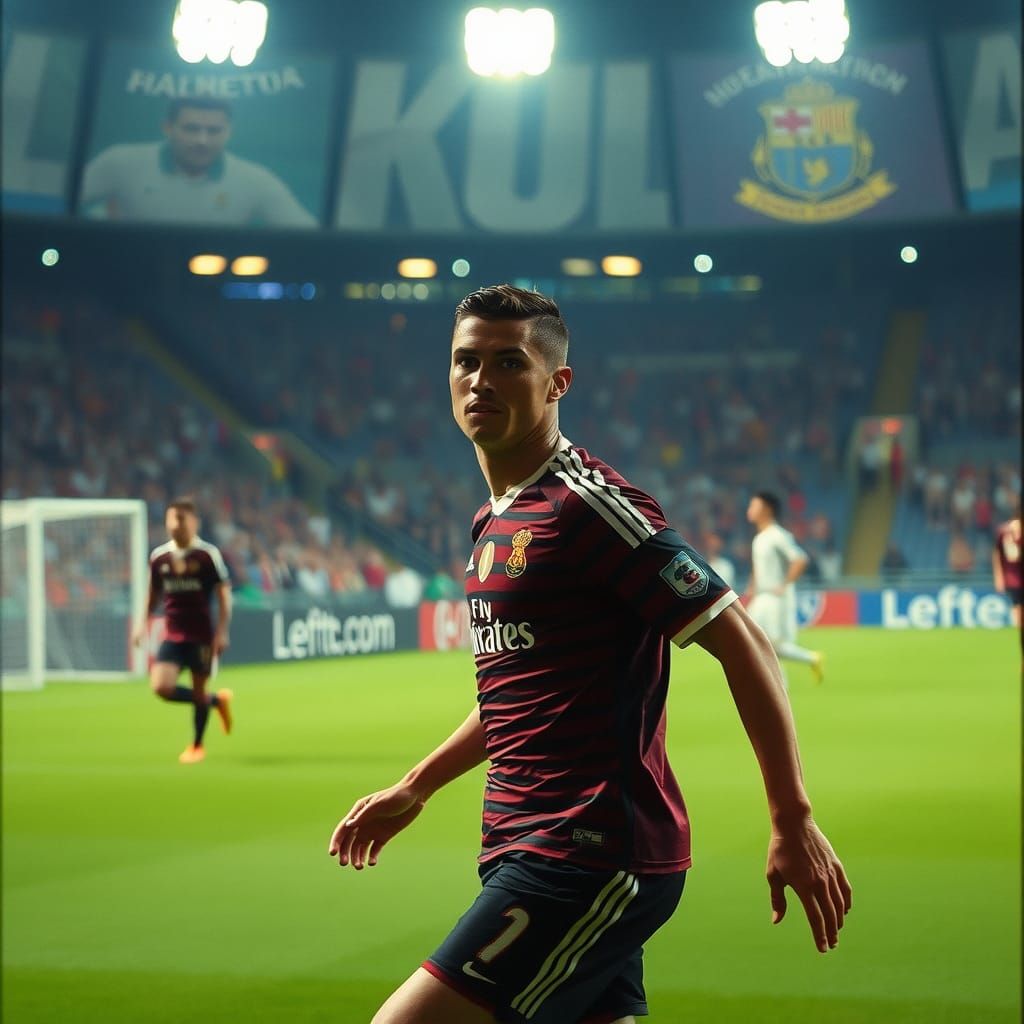 Christiano Ronaldo: Cinematic 8k Film Still