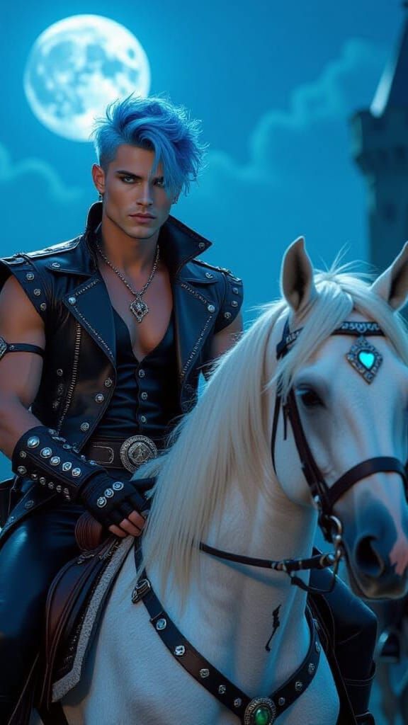 Gothic Carnival Entrance with Charismatic Rider