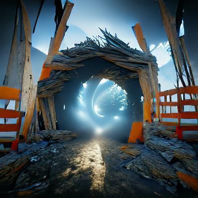 Abstract Vortex of Light and Color