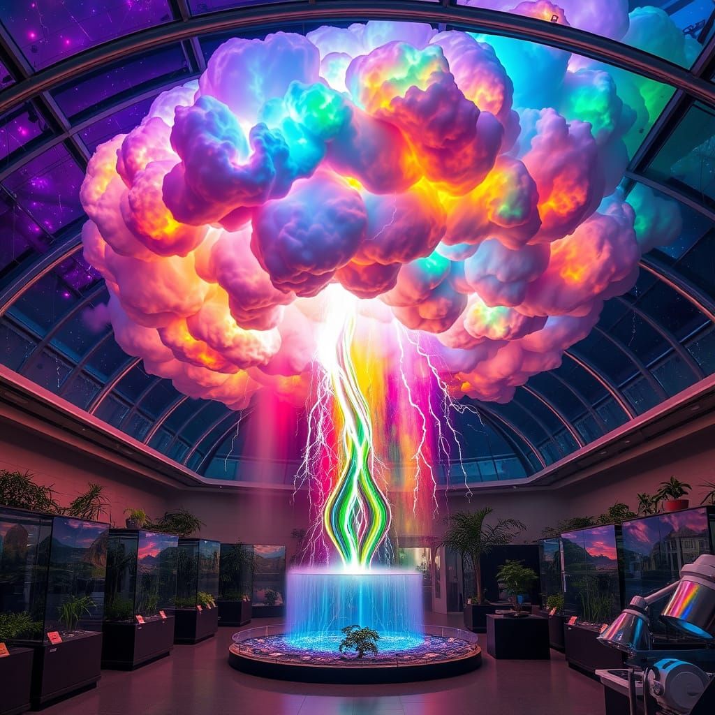 Cosmic Thunderstorm Erupts Inside Science Museum