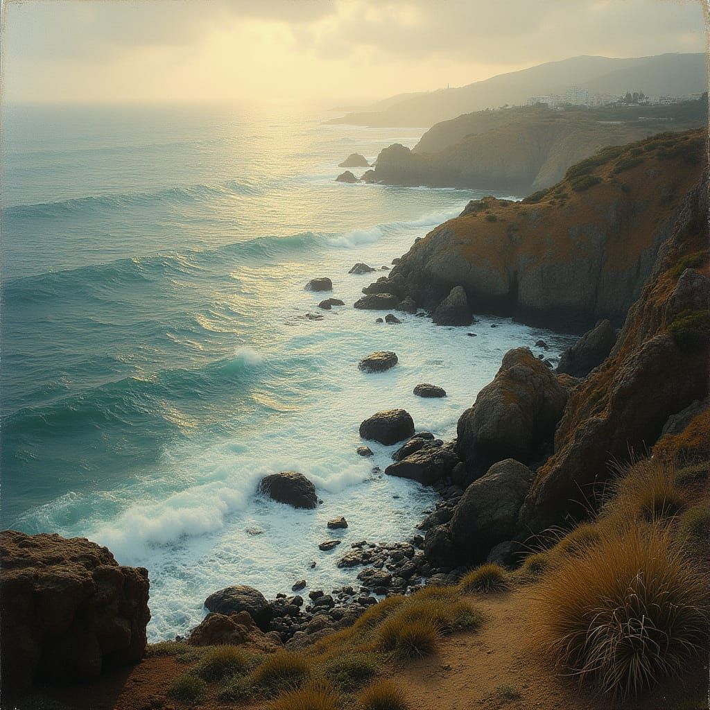 Dramatic Point Loma Coastline at Golden Hour