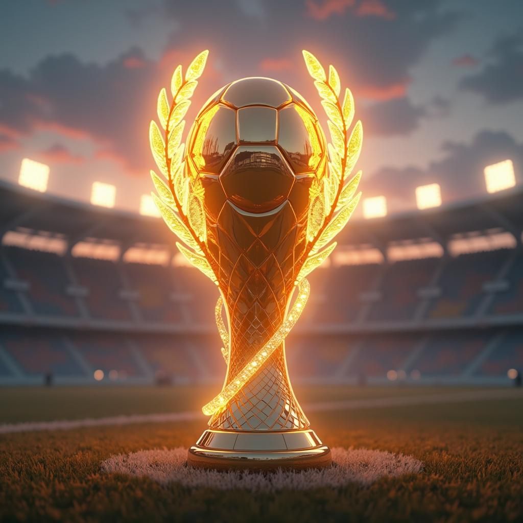 Golden Football Award Logo in Anime Style