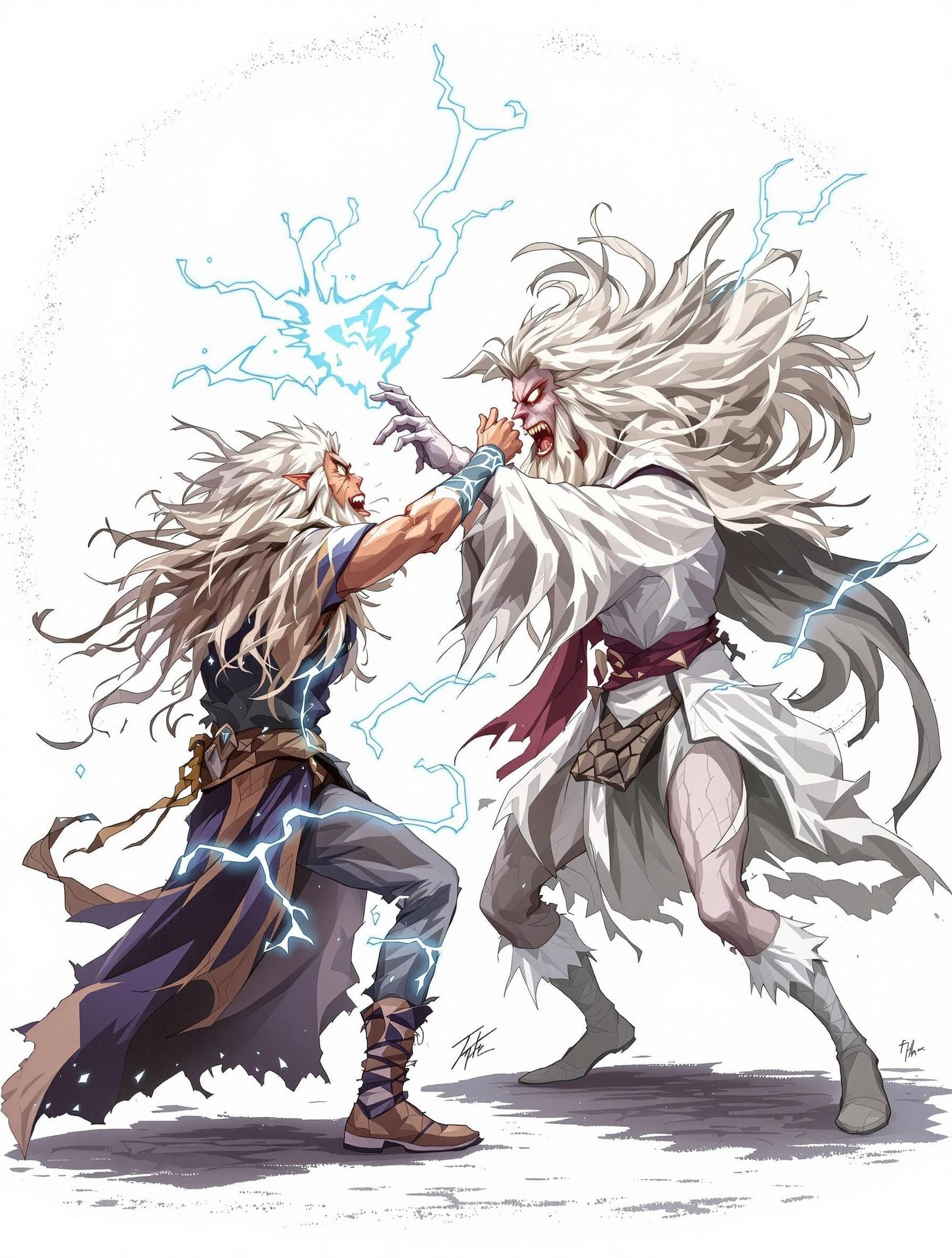 Goblin King Dances Against White Wizard in Epic Showdown