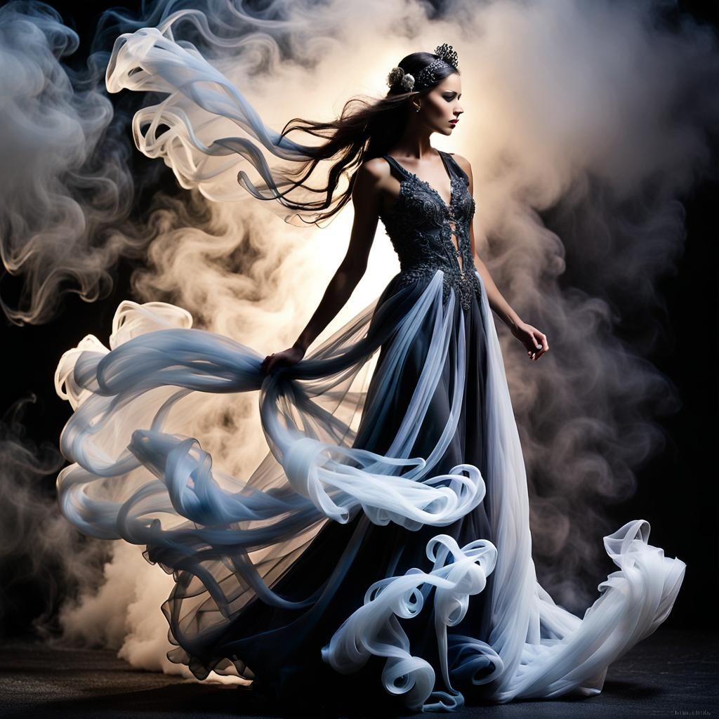 Abalone Mistygirl in Smoky Couture