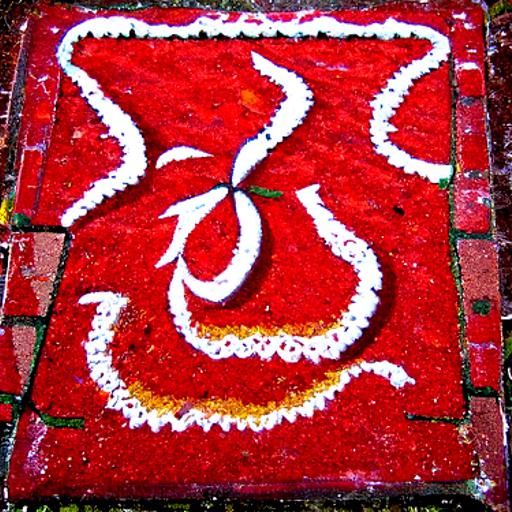 Colorful Rangoli Design