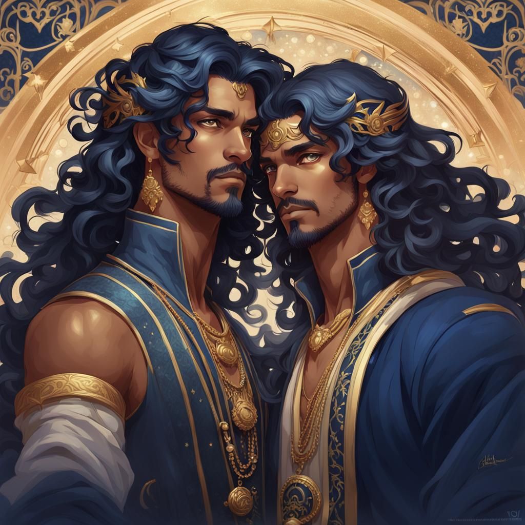 Ikemens: Twins in Fairycore Fantasy Art