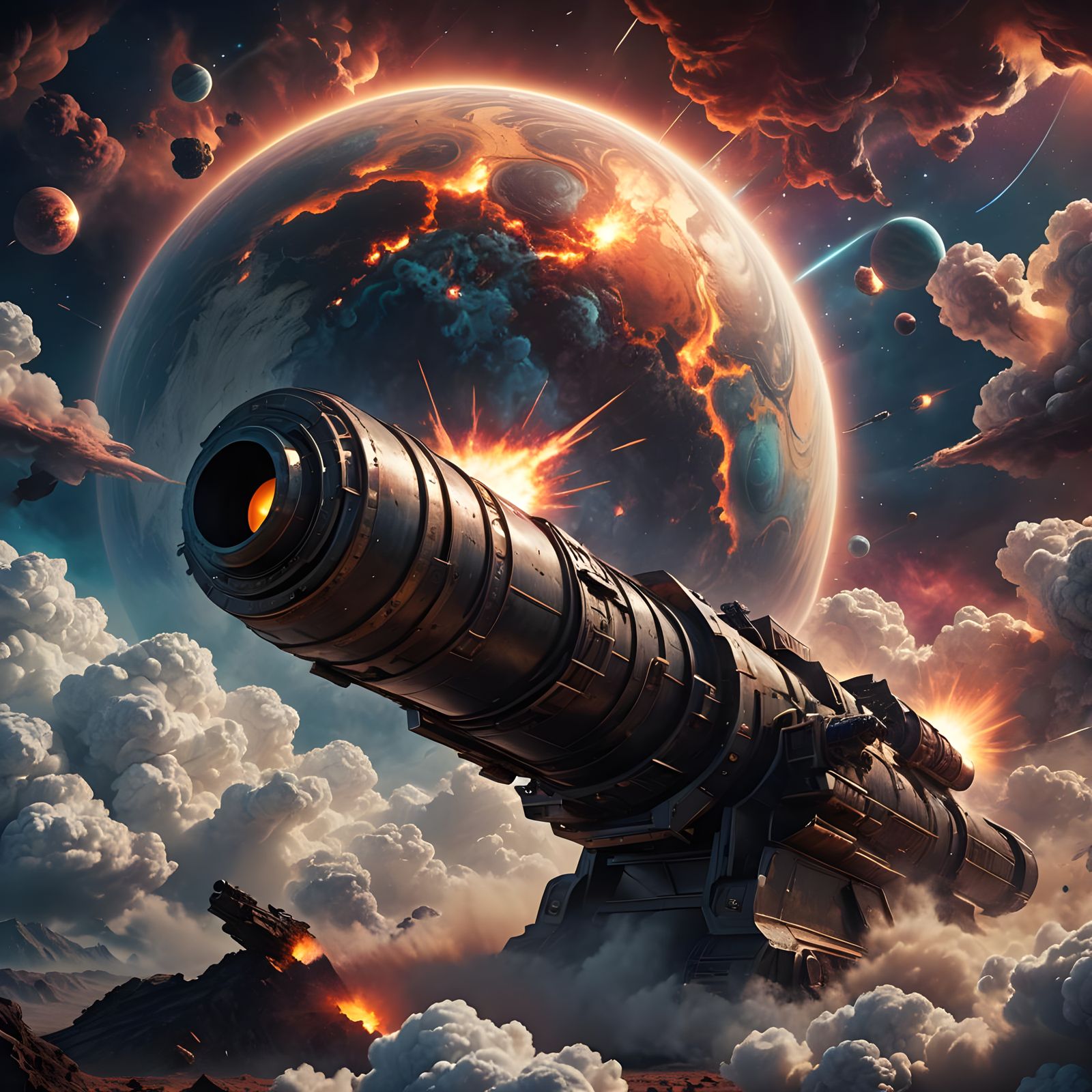 Giant Planet Cannon Aimed at Distant World