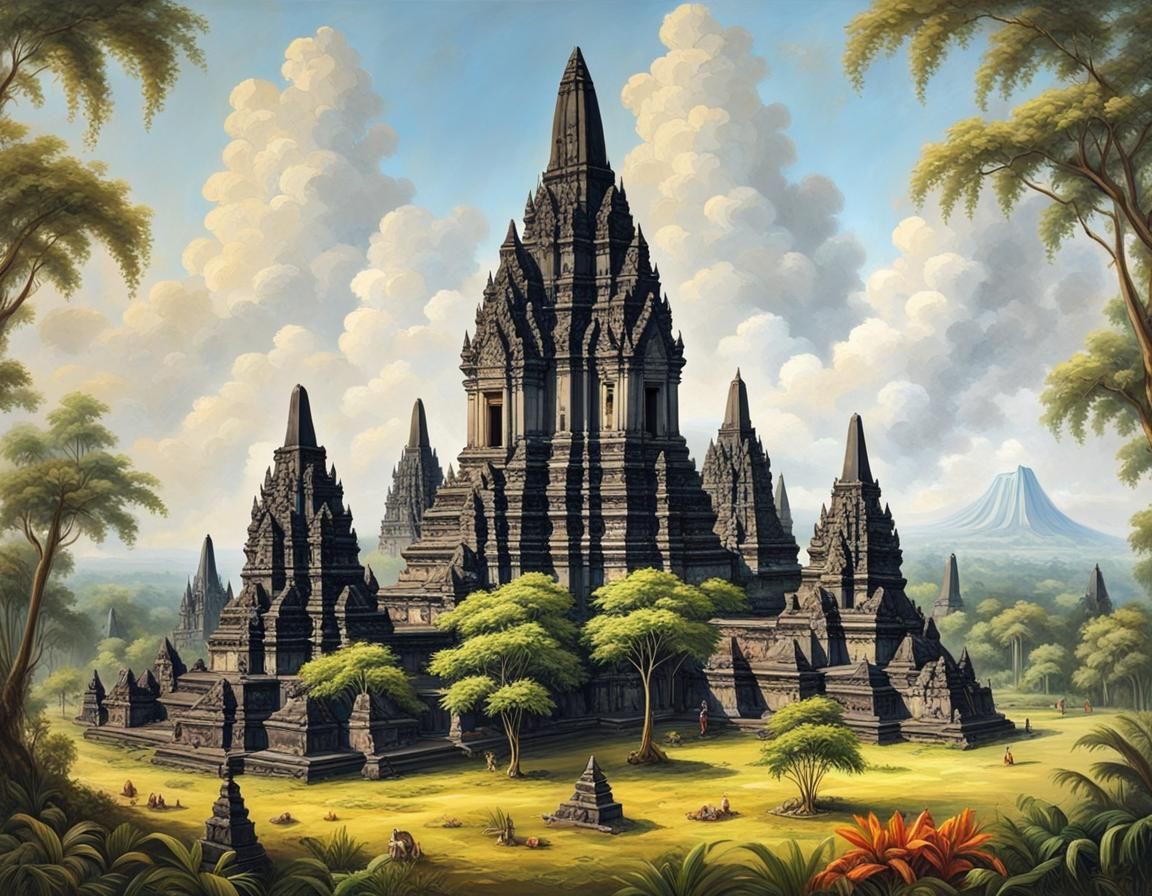 Candi Prambanan Java Indonesia