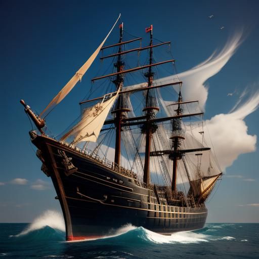 Pirate Skull and Ship Adventure