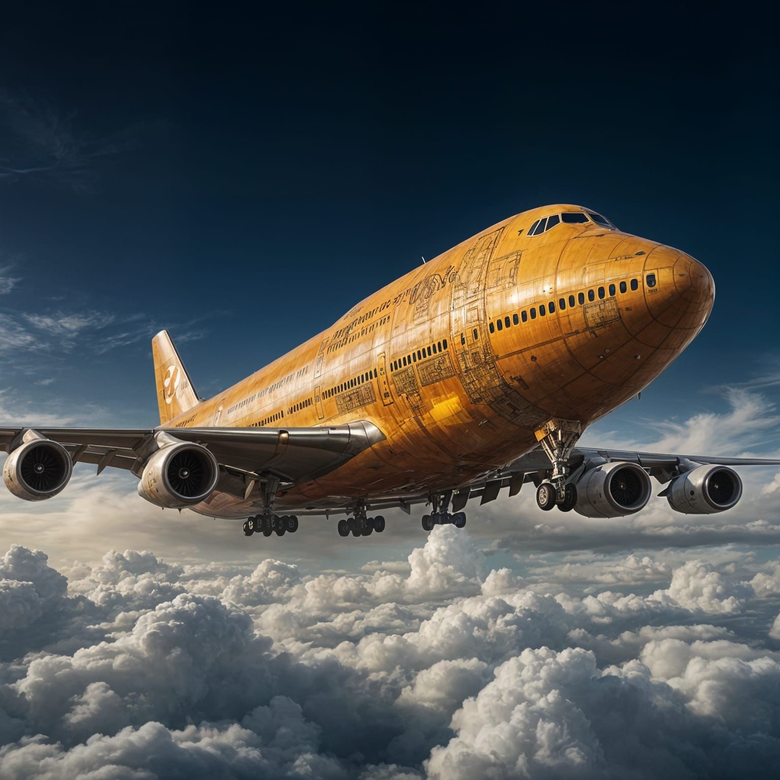 A Trojan Horse disguised as a 747 Jumbo jet.