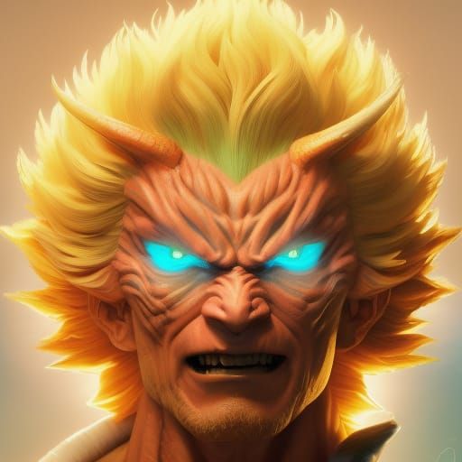 Composite Character Portrait in Hyperrealist Style