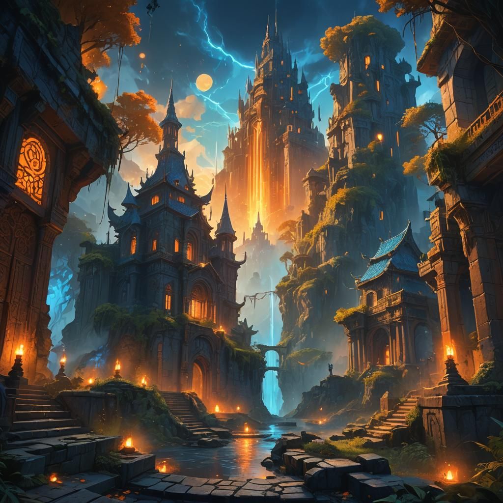 Sivar City: Fantasy Concept Art in Unreal Engine