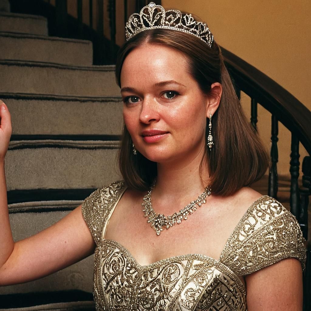 Fairytale Princess Portrait in Royal Opulence