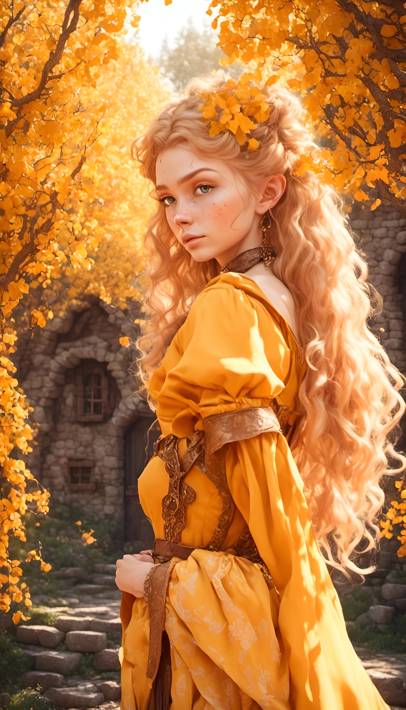 Detailed Portrait with Dynamic Lighting