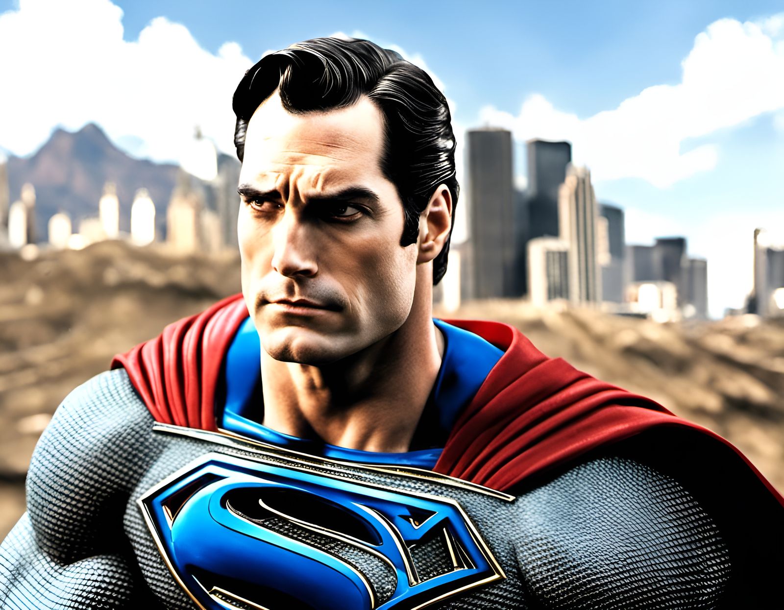 AI Interpretation of Humble Superman